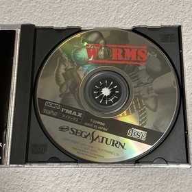 WORMS SEGA SATURN  w/ Spine Card Japanese  Retro Game