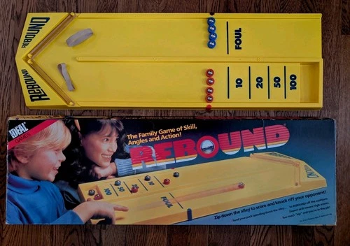 Vintage Ideal 1986 Rebound Skill Action Board Game by  Ideal  Complete