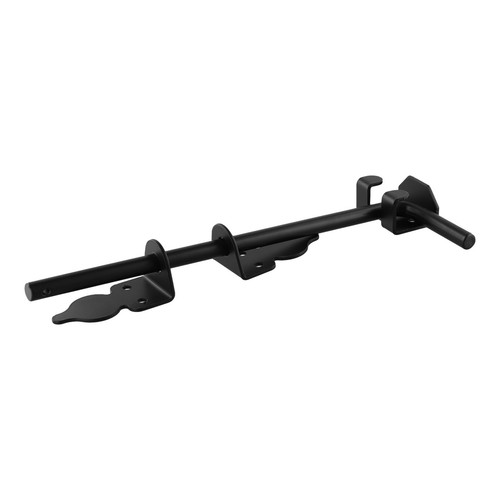 Keep Gates Stable with Thick Gauge Black Steel Drop Rod Wood Fence Hardware - Picture 3 of 18