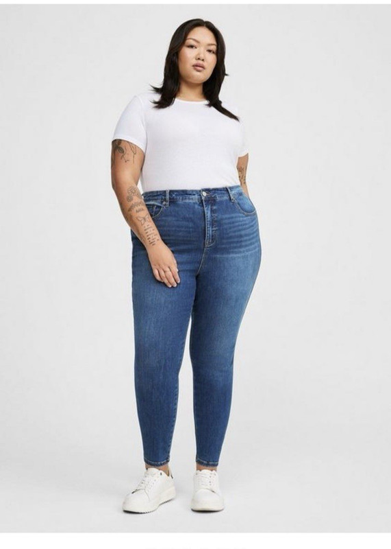 Torrid Womens Trio Fit Skinny Jeans Limitless Stretch Denim Sz 10-14 El Niño