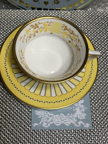 Wedgwood Harlequeen Collection C S Yellow Ribbon From Japan - Picture 2 of 18