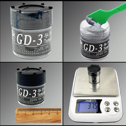 1 Piece GD-3-CN30 Thermal Paste 30g Gray 7.5W/m-k For CPU GPU Cooler Grease - Photo 6/9