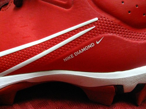 Nike Hyperdiamond 4 CZ5918-616 geformte Damen-Softballschuhe Größe 6,5 rot - Bild 7 von 10