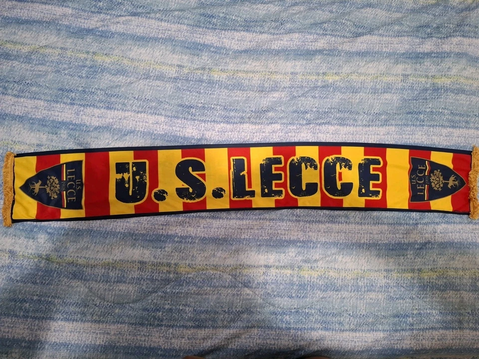 SCIARPA SCARF ULTRAS CALCIO U.S. US LECCE CURVA STADIO PUGLIA  - Immagine 3 di 4