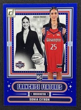 2025 Panini Donruss WNBA - Franchise Features Sonia Citron #17 Press Proof Blue