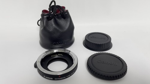 Tubo di prolunga Canon EF12 come nuovo con tappi, custodia dal Giappone - Video 1 di 1
