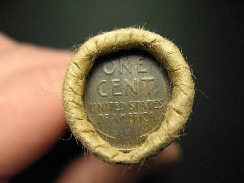 🔥OLD LINCOLN PENNY ROLL🔥UNC. BU 1909 VDB REV ~ INDIAN HEAD CENT ENDS LOT 14bu