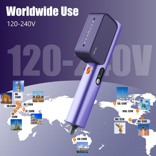 Vaporizador para Ropa, Vapor de Viaje 100-240V Portátil Mini, Calentamiento Rápido 10s,... - Imagen 2 de 6
