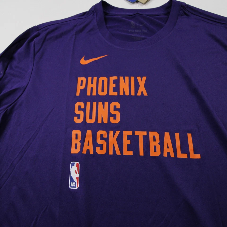 Phoenix Suns Nike NBA Authentics Nike Camiseta Manga Larga Camisa Para Hombre Púrpura Nueva Foto 4 de 4
