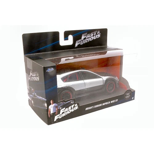 BRIAN'S SUBARU IMPREZA WRX STI 2009 FAST & FURIOUS SILVER/BLACK 1:32 Jada Toys - Immagine 3 di 3