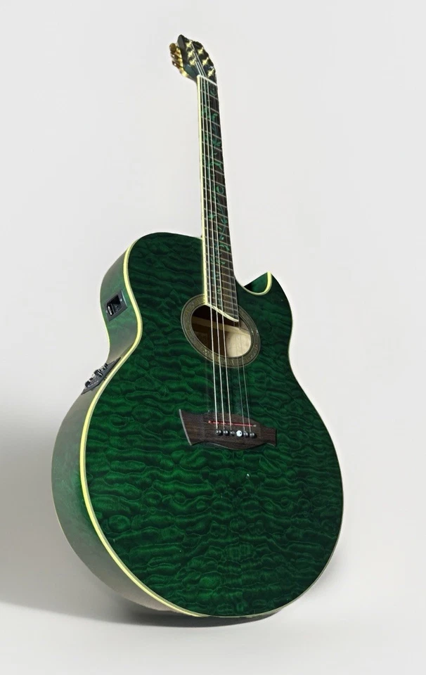 Guitarra Acústica-E Ibanez Euphoria EP7 Steve Vai Firma Firma Firma Insignia Foto 2 de 4