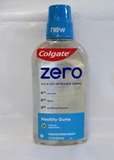 RARE Discontinued New Colgate Zero Mouthwash 17.4oz Natural Spearmint EXP 12/21