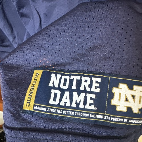 Authentic Notre Dame Under Armour Football Jersey Adult Size 2XL #5 - Picture 4 of 7