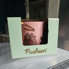 Pusheen The Cat Pink Ramen Bowl with Chopsticks New in Box Enesco