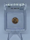 1944-P Lincoln Wheat Cent MS67 RD Red ICG Hard Grade Orange Color