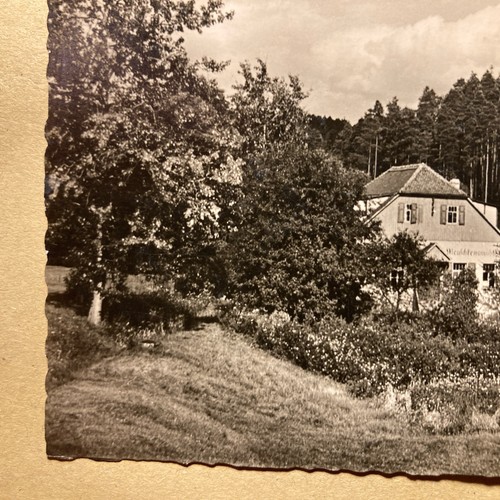 Weißenborn Thüringen - Die Meuschkenmühle im Mühltal • AK 1957 Görtz - Bild 6 von 6