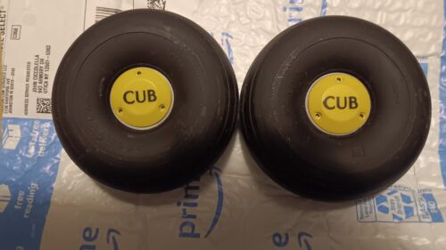 DU-BRO 1/4 scale J3 Cub wheels COMPLETE - Picture 3 of 6