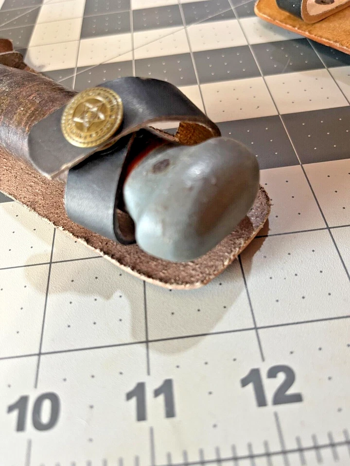 FUNDA DE CUERO SOLO PARA PAL RH-36, REMINGTON, OTRO cuchillo de caza ELECCIÓN DE COLOR Foto 3 de 4