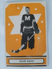 1933 serieB Dave Kerr  No59 Maroons de Montréal  Excellent No Crease