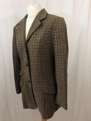 Størrelse God Marks Houndstooth Mønster Vintage Cond Blazer Spencer Ladies And 12 4qxz0Z