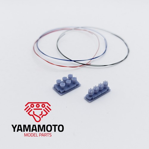 Yamamoto YMPTUN71 1/24 Set 4 Verteiler für 6 Zylinder Motoren Upgrade Kit - Bild 3 von 3