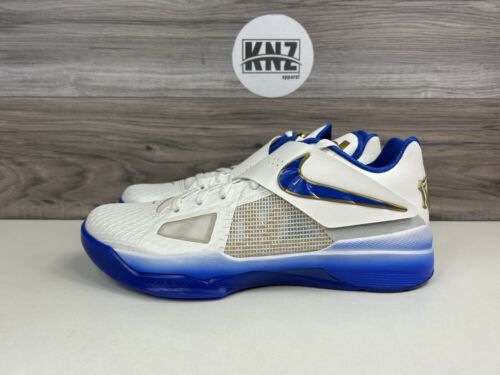*Nike KD IV 4 Alternate White MVP Blue Durant IB3546-100 Authentic - Picture 2 of 10