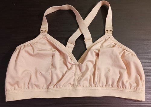 Sujetador de bombeo The Dairy Fairy para mujer beige ligero rosa manos libres talla L - Imagen 15 de 20