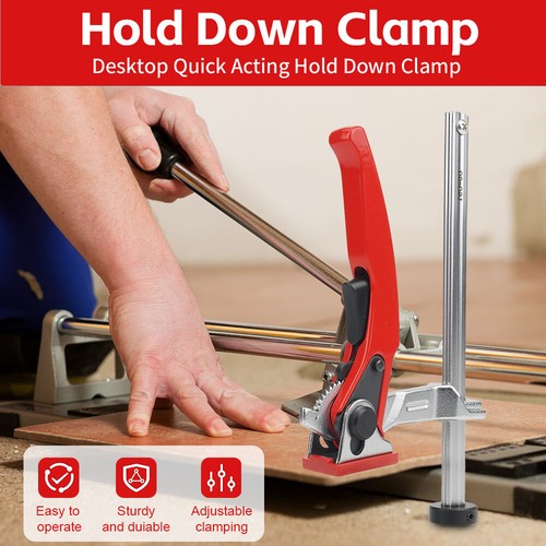Woodworking Clip Bar Clamp F-tyle Grip Quick Ratchet Release Squeeze Tools 160mm - Picture 5 of 12