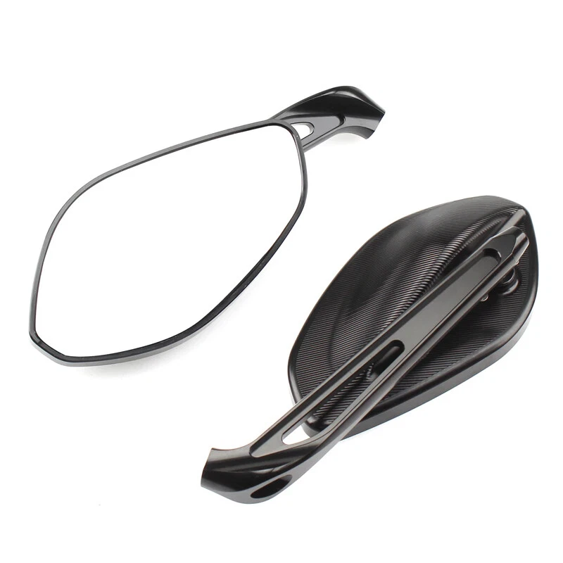 Pair Rearview Side Mirrors for Ducati Diavel Monster 821 Hypermotard 939 Black - Imagem 4 de 4