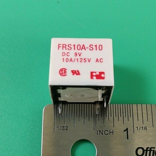 FIC FRS10A-S10 BOARD MOUNT RELAY  9VDC 10A SPST - Picture 1 of 4