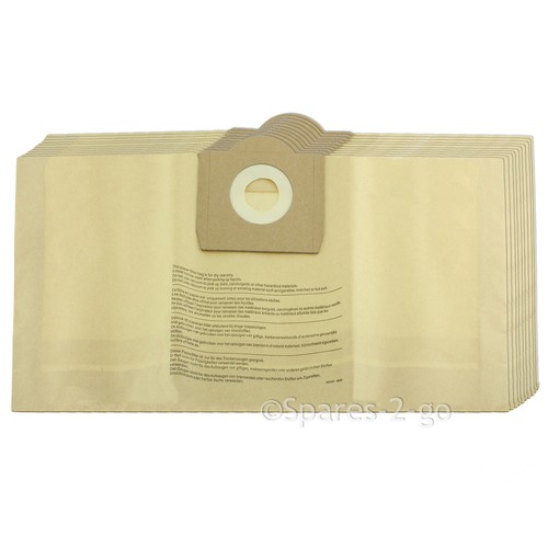 Vacuum Bags For PARKSIDE Lidl Cleaner Canister 30 Litre Tub Dust Bag x 10 - Picture 1 of 4