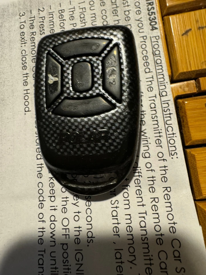 keyless remote entry NAHRS5304 Control clicker GREEN LED fob CAR STARTER alarm Foto 4 de 4