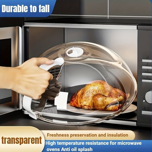 Food Grade Microwave Splatter Guard with Ventilation - PC Material, Microwave Sa