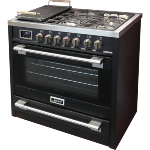 Kaiser HGE 93505s Gas Elektro Standherd 90cm 4,5KW WOK Drehspieß AUSTELLER - Bild 2 von 7