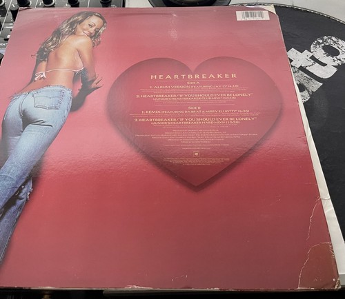 Mariah Carey - Heartbreaker OG 1999 Press 12" PROMO in Picture Cover VG+/VG - Picture 4 of 4