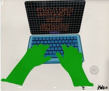 Alpha-bits Cereal Production Animation Cel n Draw Ghostbusters ASIFA seal kb