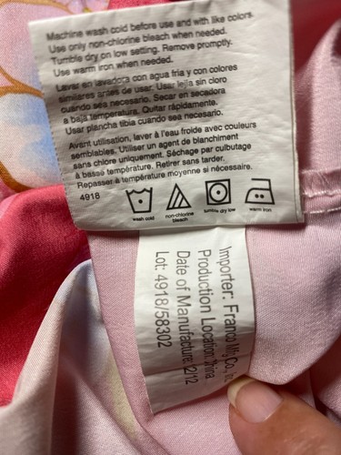 Disney Princess Standard Pink Pillowcase Belle Cinderella Bedroom Girl - Picture 8 of 8