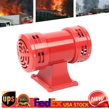 140dB Red Horn Alarm Loud Sound Industrial Air Raid Horn Fire Security