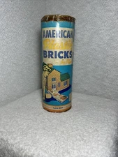 Vtg American Plastic Bricks Elgo #705 No Original Top Cardboard Tube Replacement