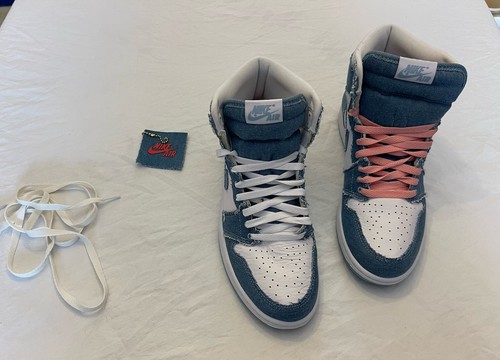 Taglia 10 - Jordan 1 High OG Denim 2022 - Foto 2 di 9