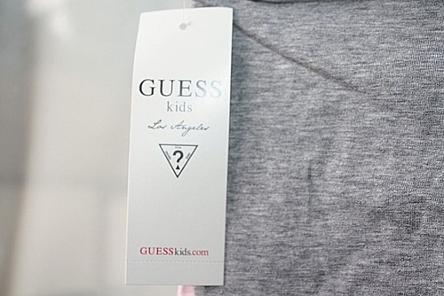 New Guess Pants Girls size 2T Two Pair Pink & Gray Leggings Retail $24 -Q ! - Picture 5 of 6