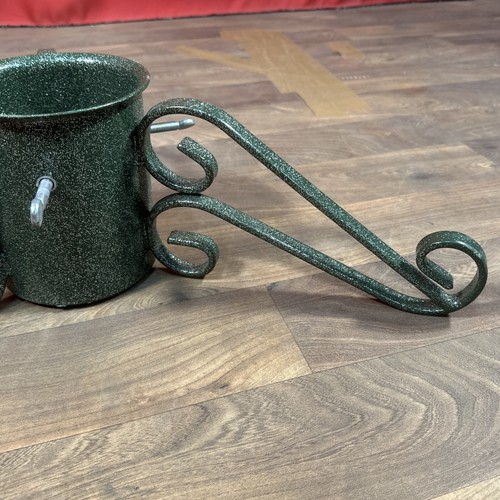 Large Metal Tree Stand For Real Christmas Tree Decorative Green - Picture 4 of 10
