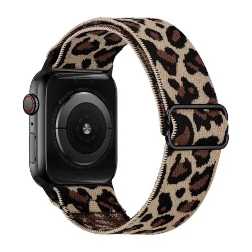 Elastic Nylon Watch Strap For Apple Watch Strap 38/40/41mm 42/44/45mm Woven Band - Picture 4 of 43