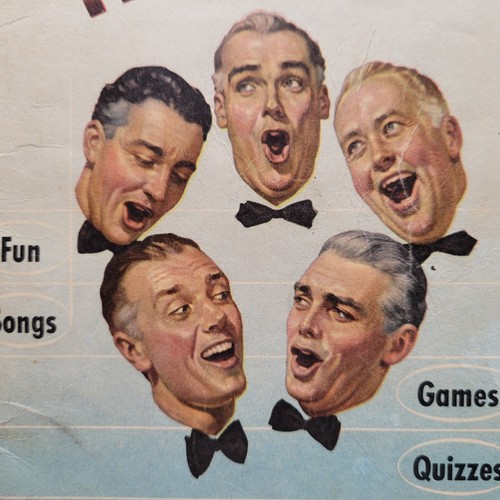 Three Feathers Whiskey Life Of The Party Vintage Fun Songs Games Quizzes Booklet - Picture 10 of 12