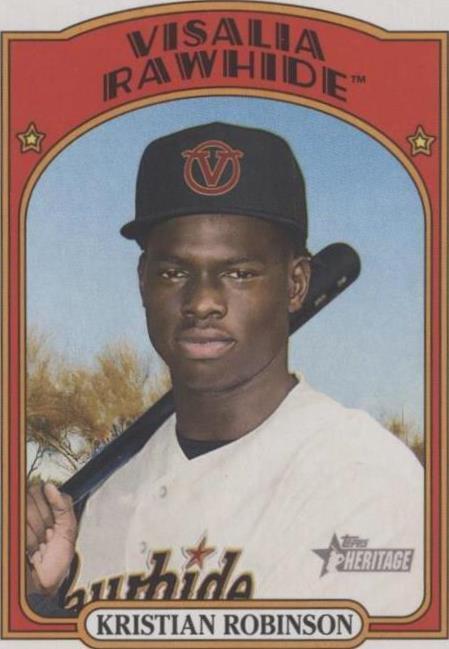 2021 Topps Heritage Minor League Edition - Kristian Robinson #129 - 1 of 1