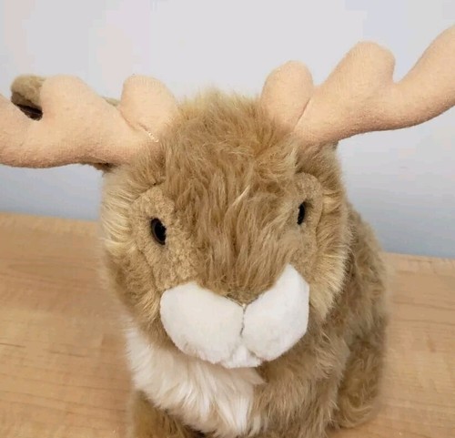 Yangjee Ltd Jackalope Peluche Conejo Con Cuernos Relleno 11" Mítico - Imagen 3 de 13