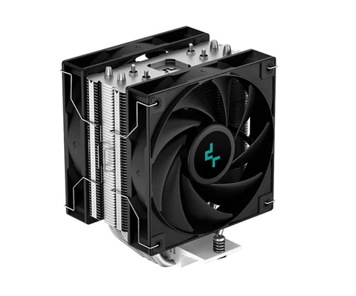 DeepCool AG400 PLUS Single Tower CPU Cooler Daul Fan, 4 Heat Pipes, 120mm PWM Fa