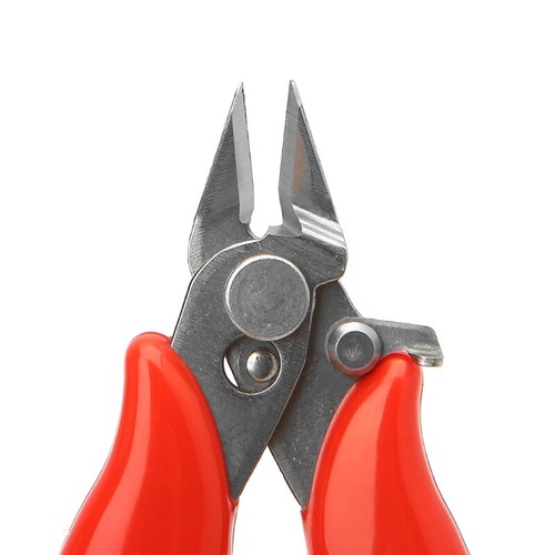 Mini 3.5" Diagonal Side Cutting Pliers Lock Cable Wire Cutter Repair Hand Tools - Picture 4 of 8