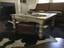 distressed reclaimed wood square coffee table