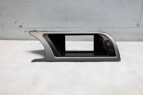 09-12 AUDI A5 S5 - Instrument Panel Center DASH Display TRIM / Bezel 8T1857186G